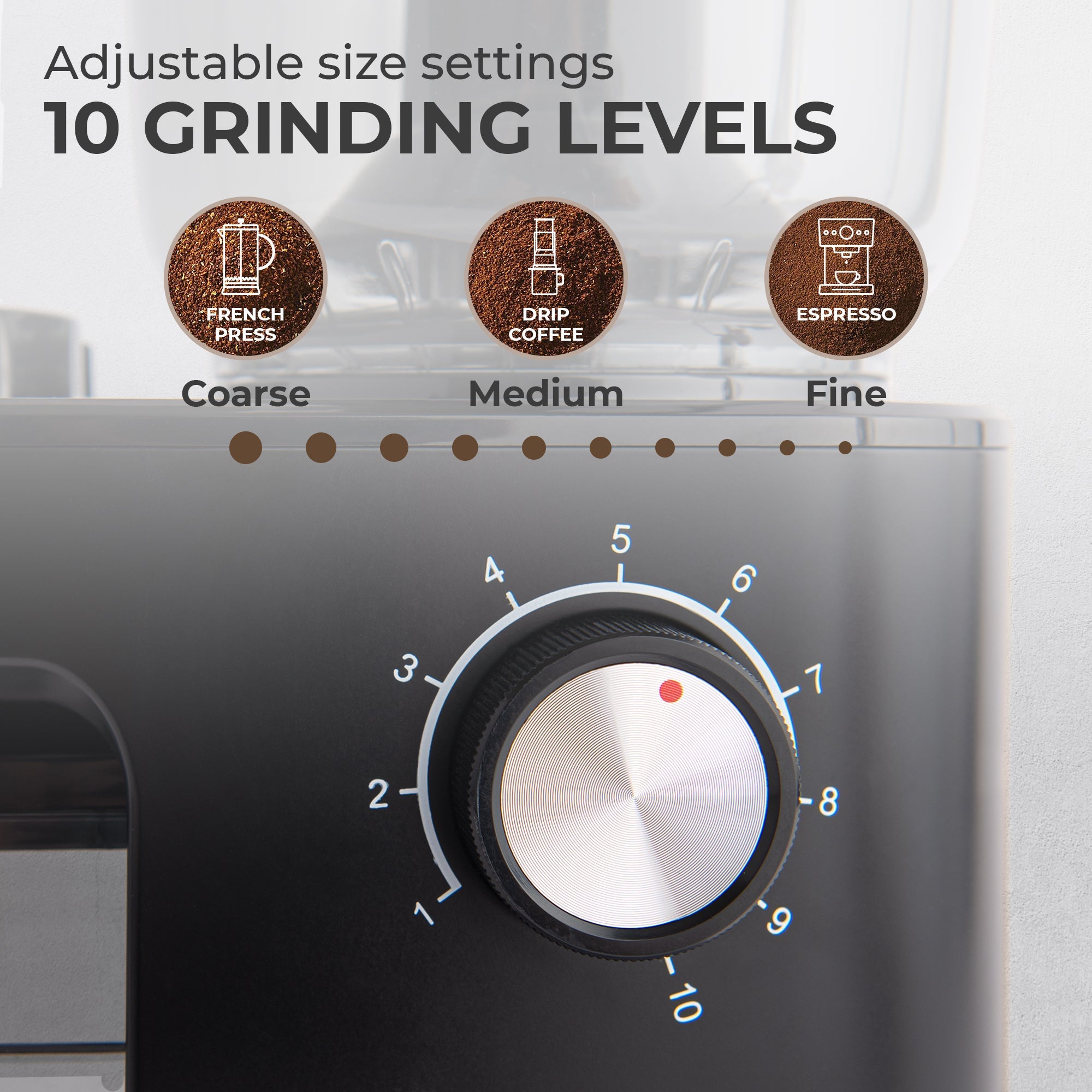 Burr Coffee Grinder, KF8061