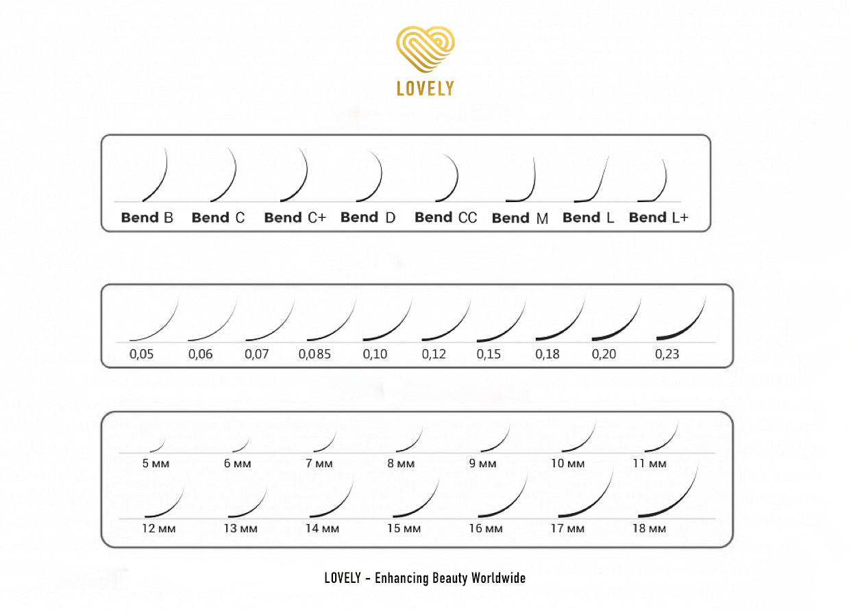 Ideal Eyelash Extensions - 20 Line Mix